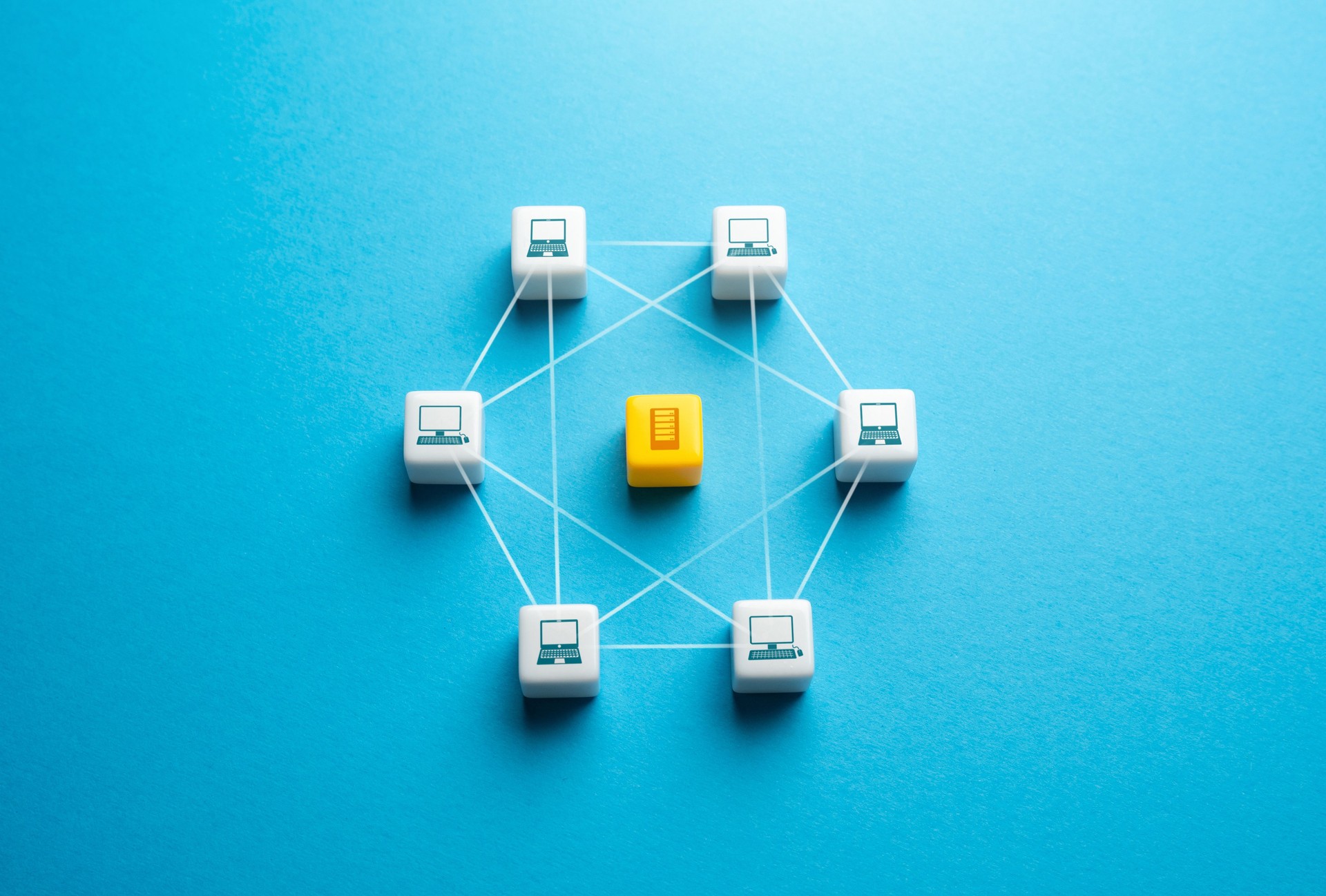 Computer network and data server.